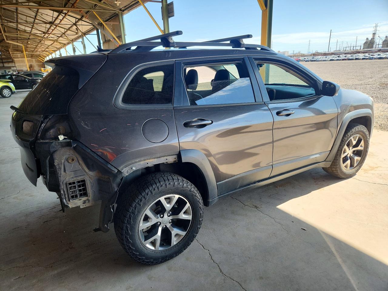 2015 Jeep Cherokee Trailhawk Угольный vin: 1C4PJMBS4FW651607