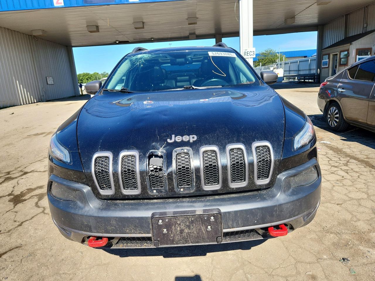 2014 Jeep Cherokee Trailhawk Black vin: 1C4PJMBS5EW198838