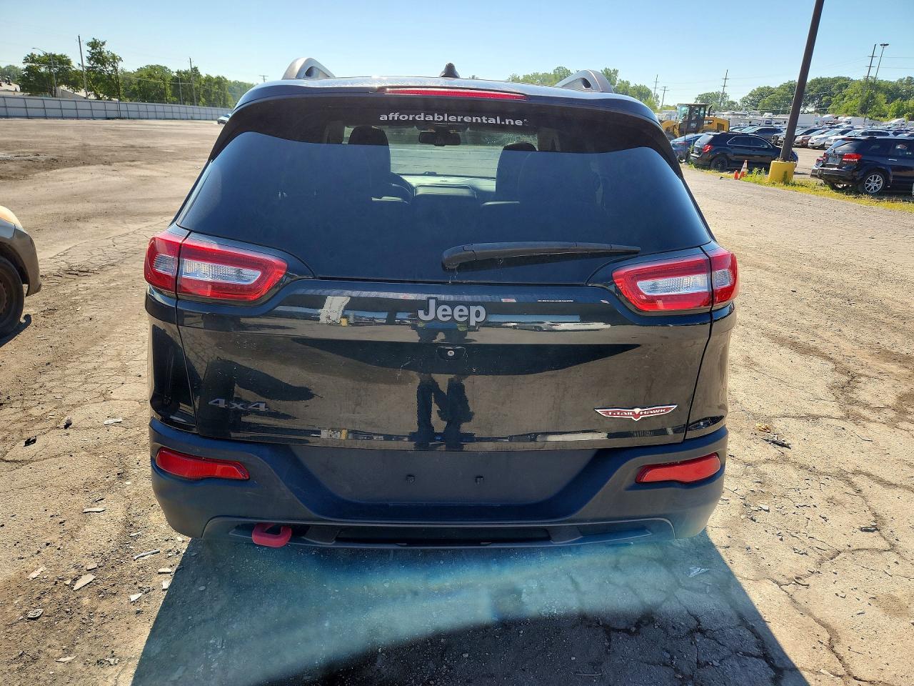 2014 Jeep Cherokee Trailhawk Black vin: 1C4PJMBS5EW198838