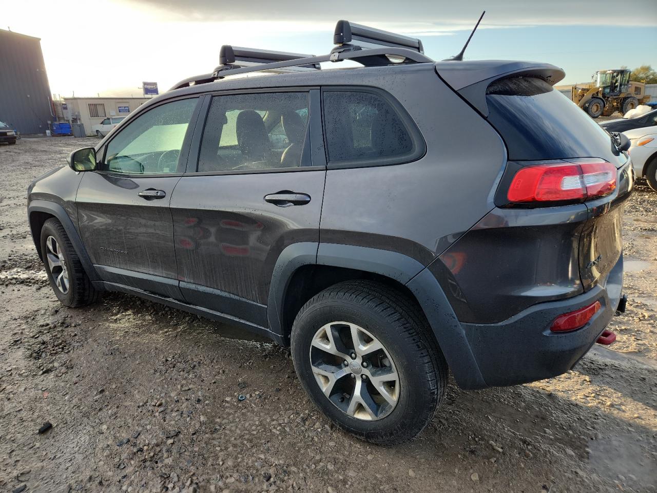 2014 Jeep Cherokee Trailhawk Gray vin: 1C4PJMBS5EW201706