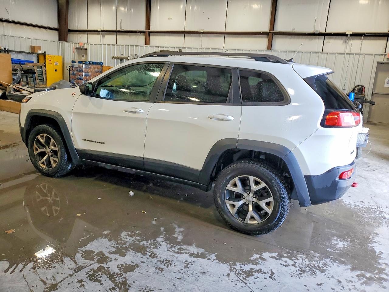 2014 Jeep Cherokee Trailhawk Белый vin: 1C4PJMBS5EW308450