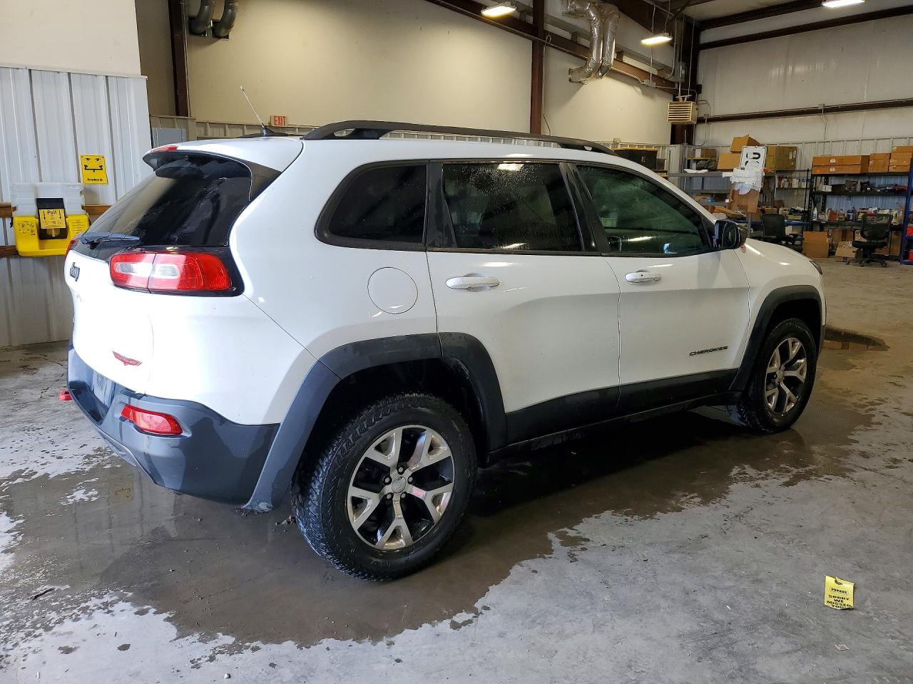 2014 Jeep Cherokee Trailhawk Белый vin: 1C4PJMBS5EW308450