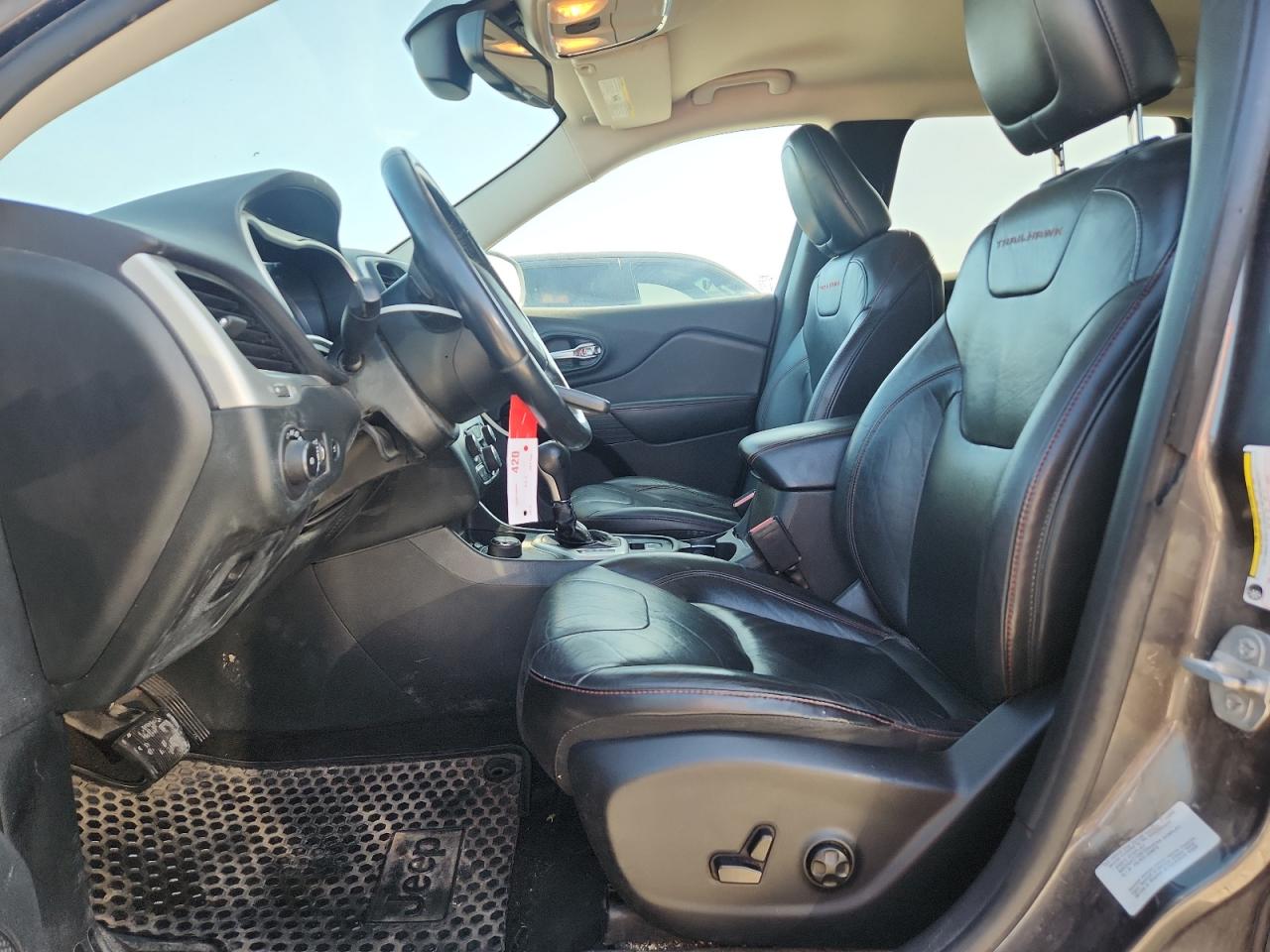 2015 Jeep Cherokee Trailhawk Серый vin: 1C4PJMBS5FW593944