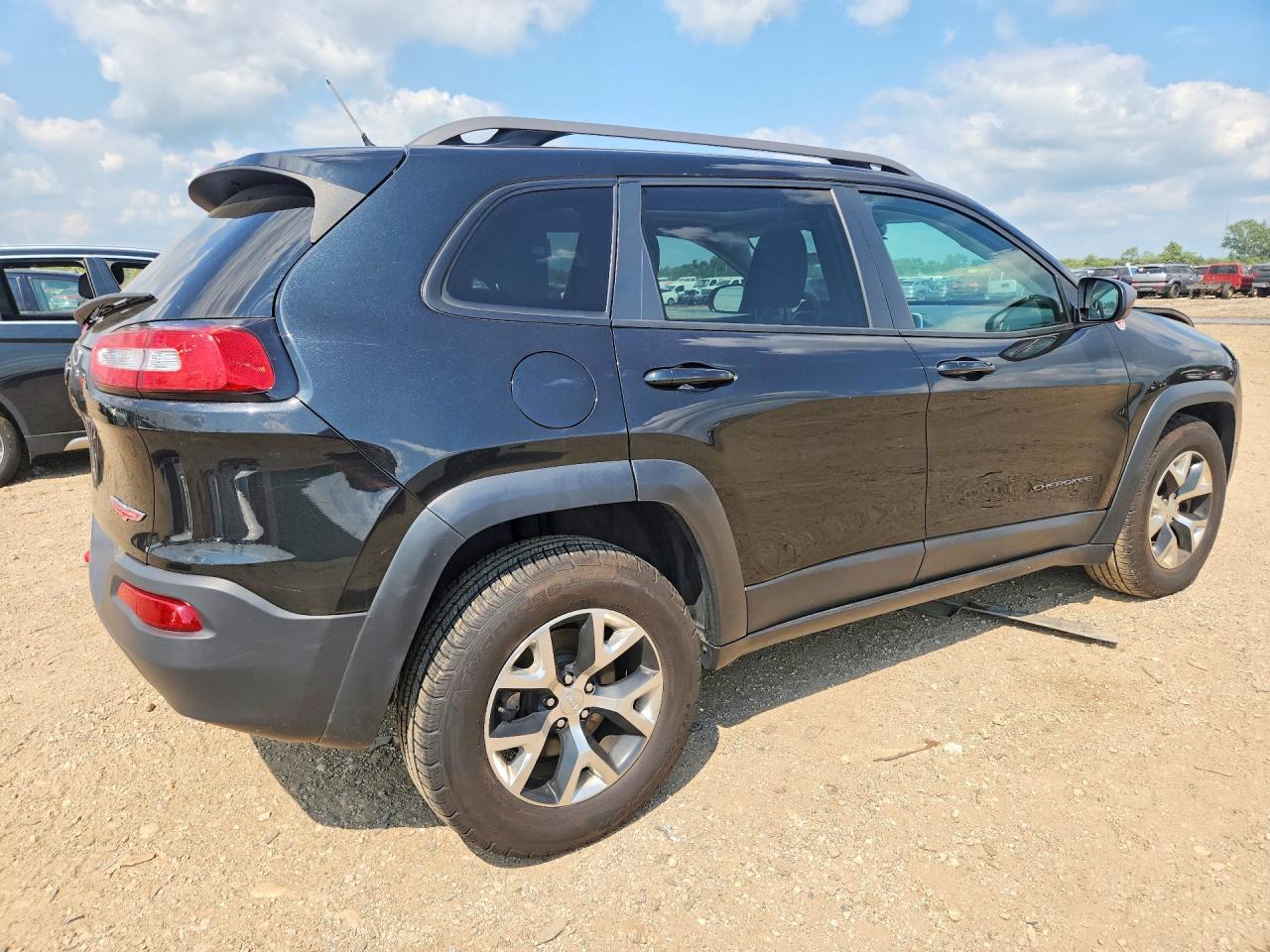 2014 Jeep Cherokee Trailhawk Black vin: 1C4PJMBS6EW132251