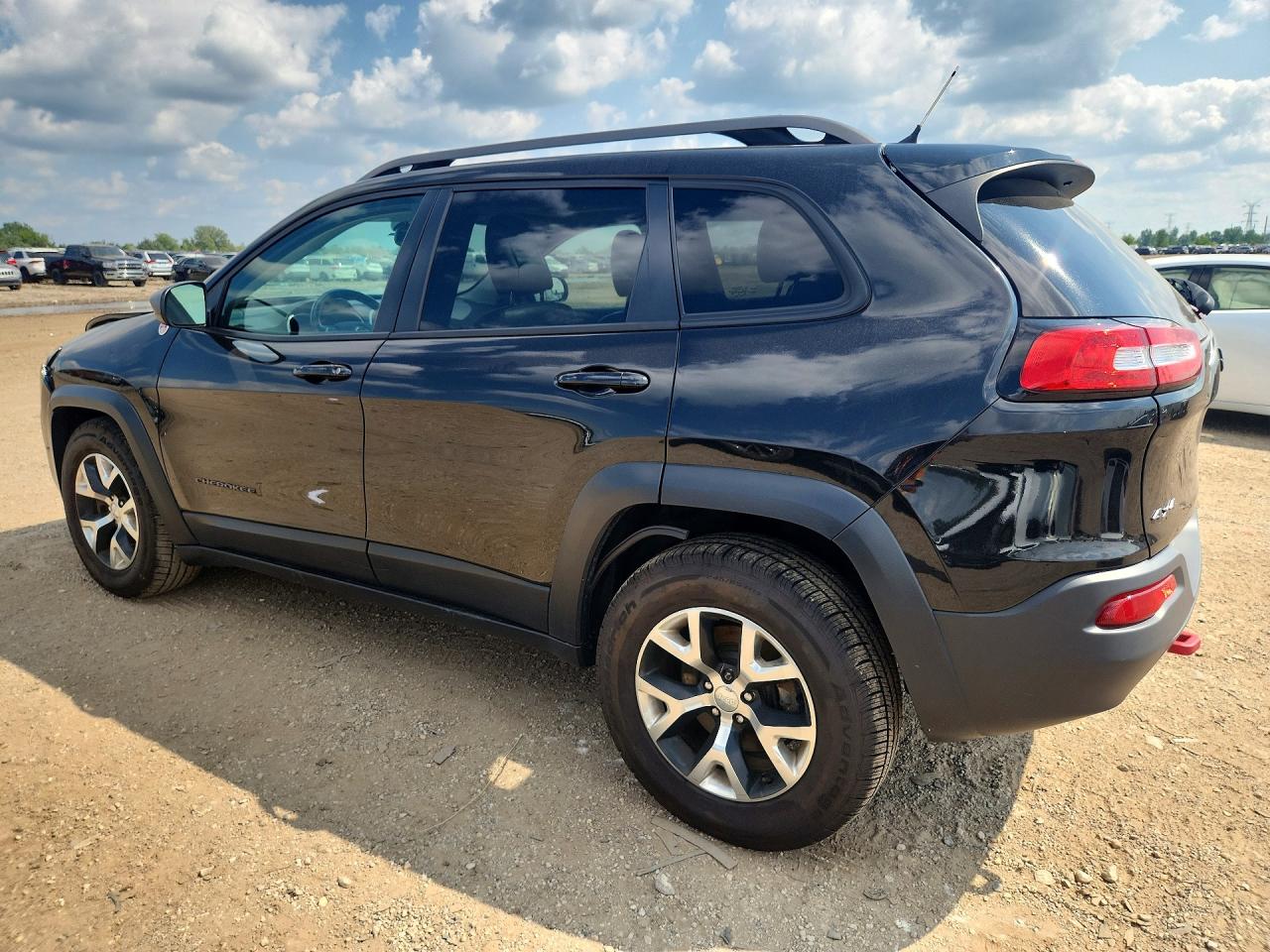2014 Jeep Cherokee Trailhawk Black vin: 1C4PJMBS6EW132251