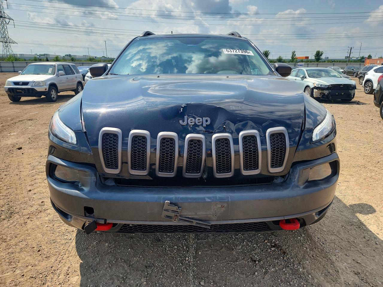 2014 Jeep Cherokee Trailhawk Black vin: 1C4PJMBS6EW132251