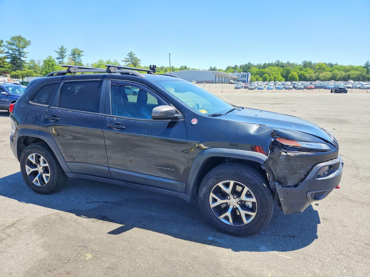 2014 Jeep Cherokee Trailhawk Black vin: 1C4PJMBS6EW156405