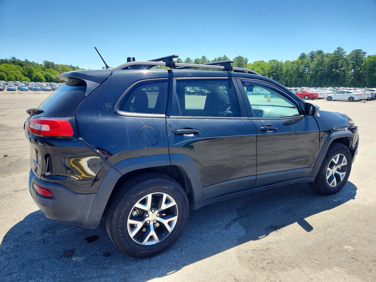 2014 Jeep Cherokee Trailhawk Black vin: 1C4PJMBS6EW156405