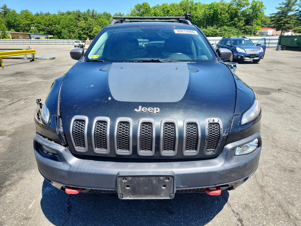 2014 Jeep Cherokee Trailhawk Black vin: 1C4PJMBS6EW156405