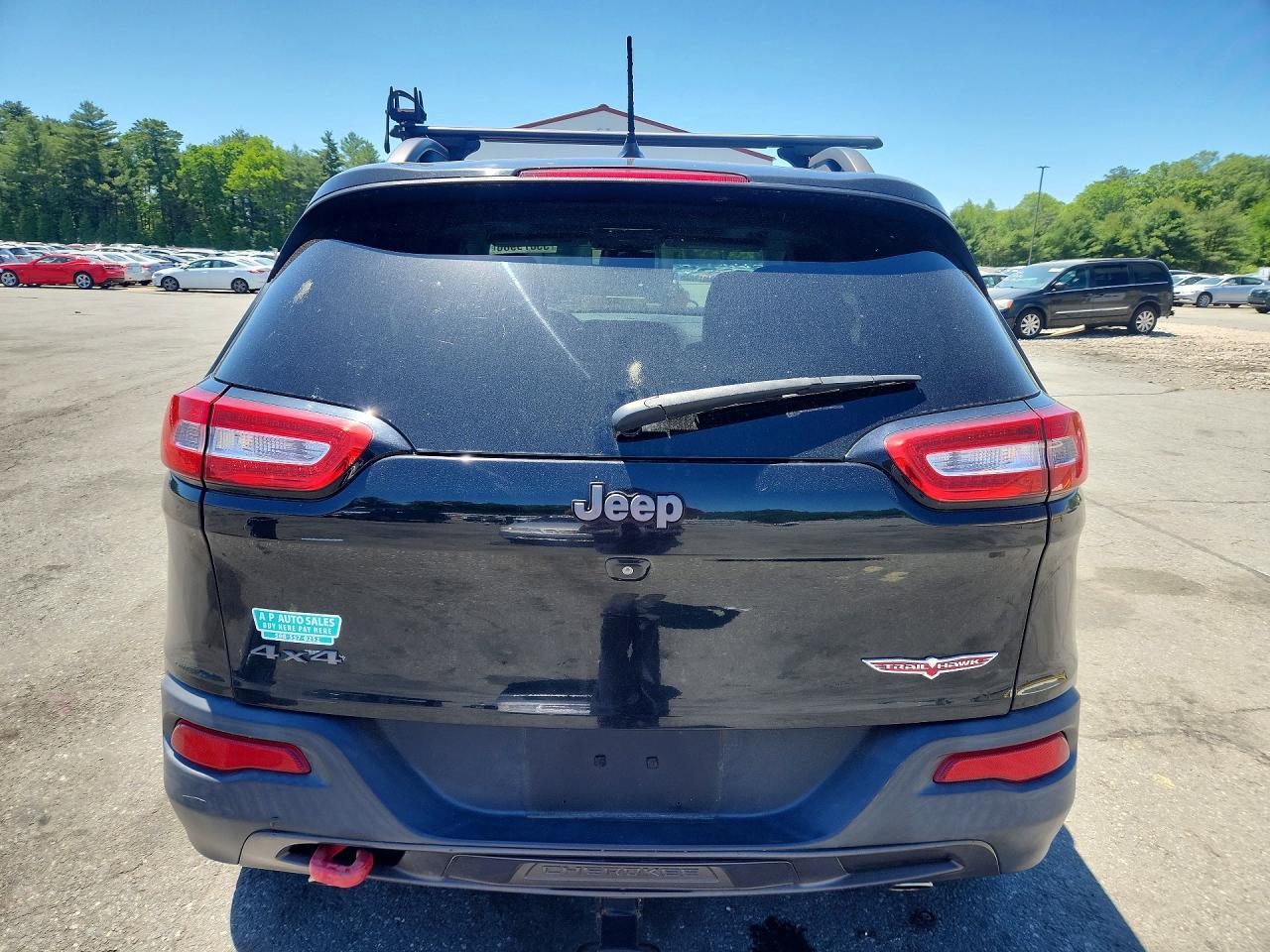 2014 Jeep Cherokee Trailhawk Black vin: 1C4PJMBS6EW156405