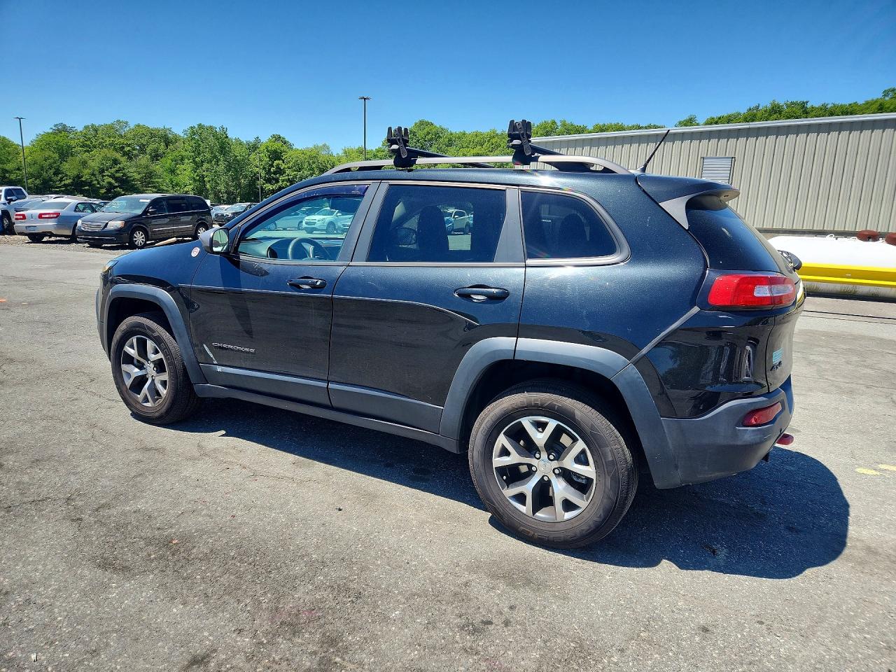 2014 Jeep Cherokee Trailhawk Black vin: 1C4PJMBS6EW156405