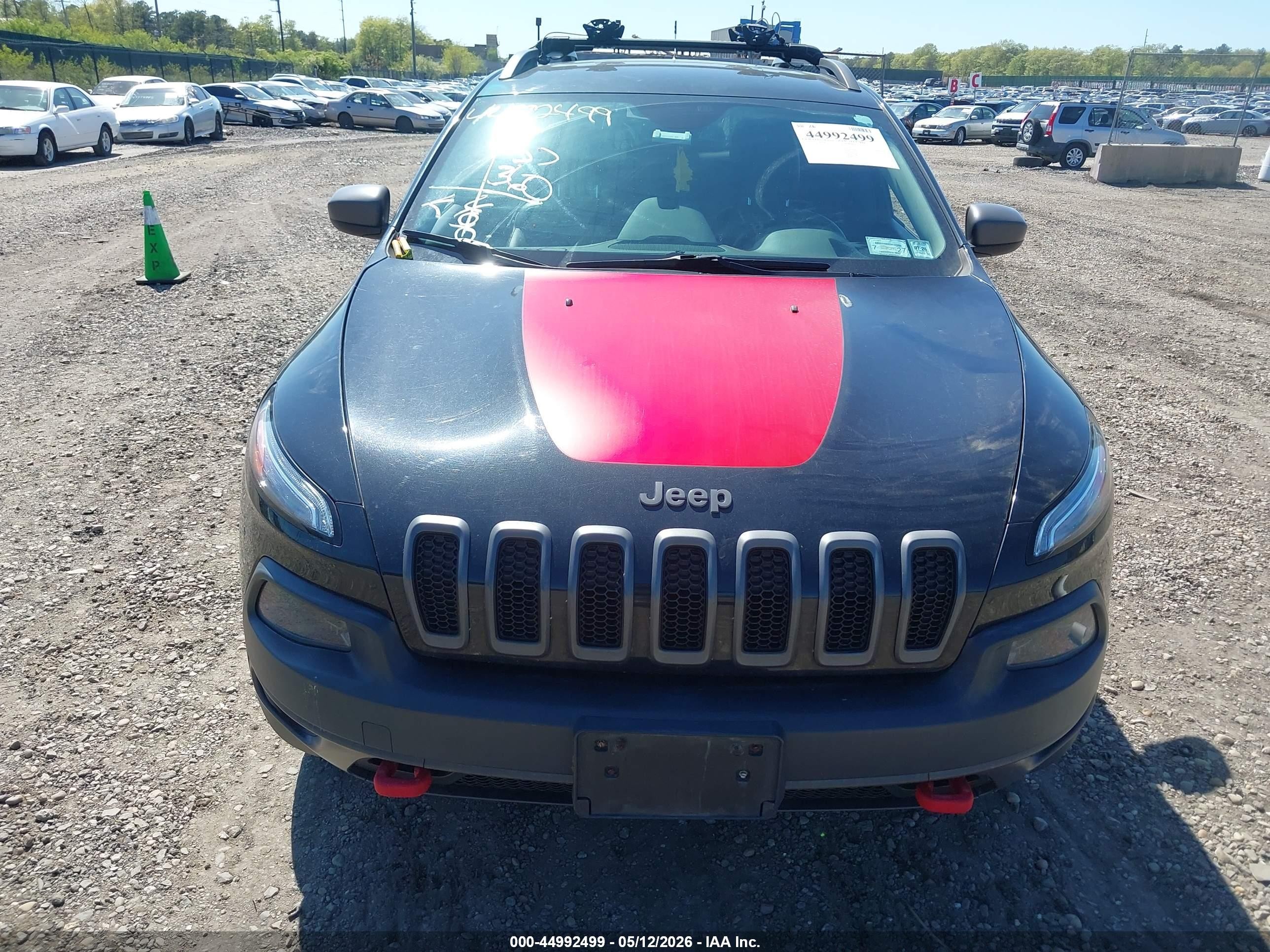 2014 Jeep Cherokee Trailhawk Black vin: 1C4PJMBS6EW159241