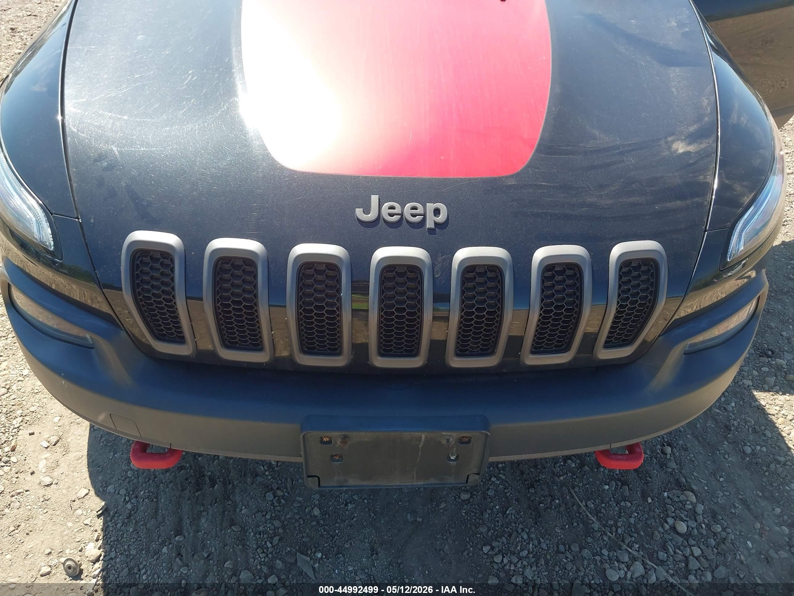 2014 Jeep Cherokee Trailhawk Black vin: 1C4PJMBS6EW159241