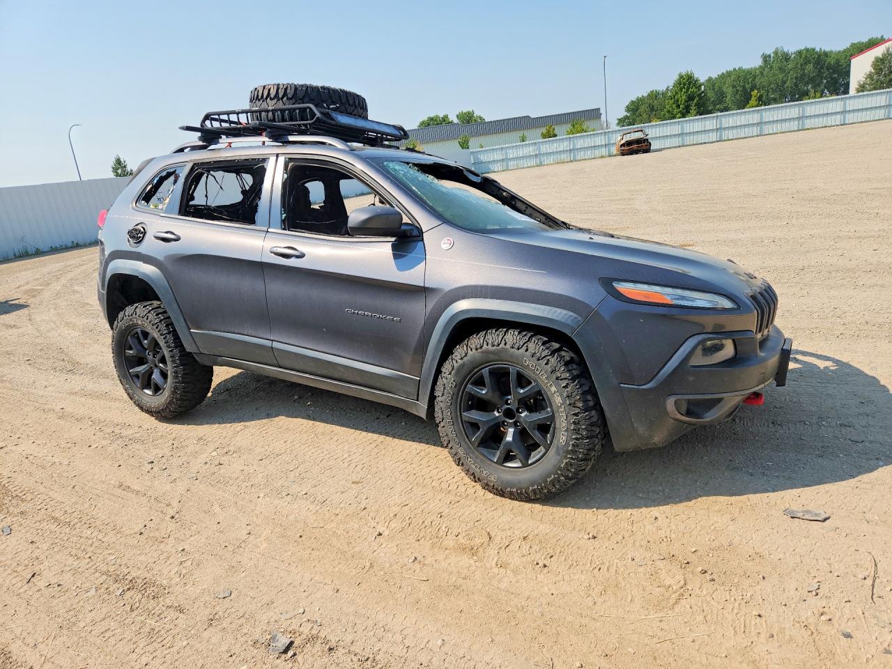 2014 Jeep Cherokee Trailhawk Brown vin: 1C4PJMBS6EW240112
