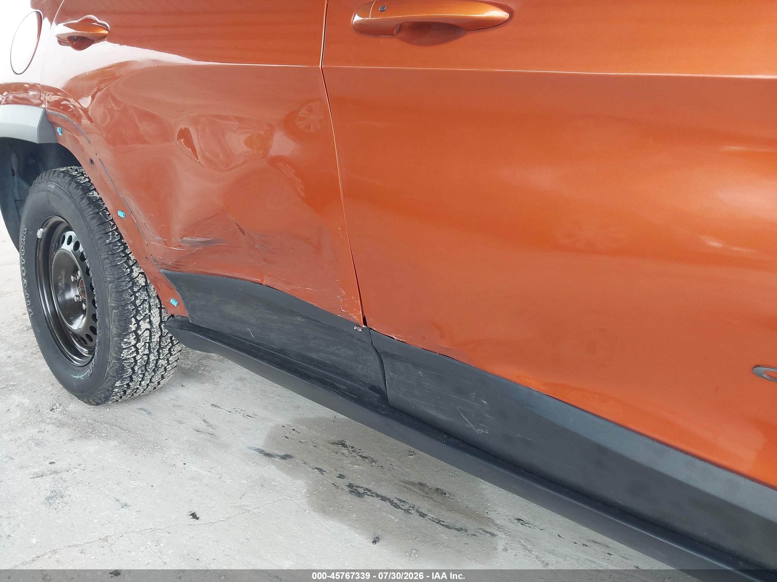 2014 Jeep Cherokee Trailhawk Orange vin: 1C4PJMBS6EW280819