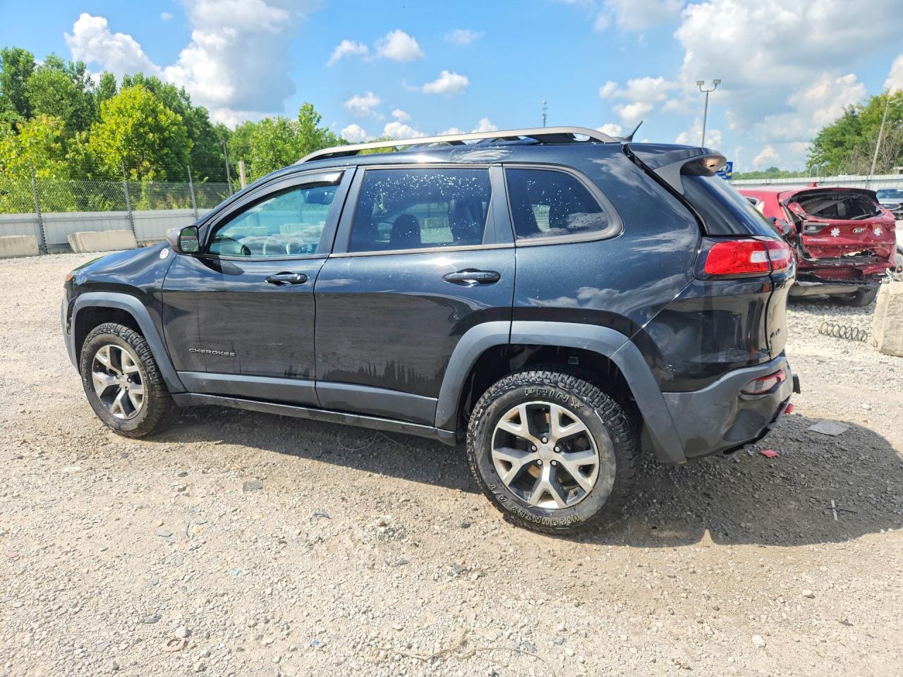 2014 Jeep Cherokee Trailhawk Black vin: 1C4PJMBS6EW286281