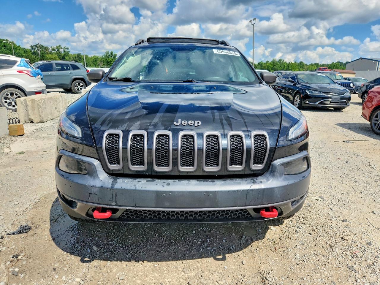 2014 Jeep Cherokee Trailhawk Black vin: 1C4PJMBS6EW286281
