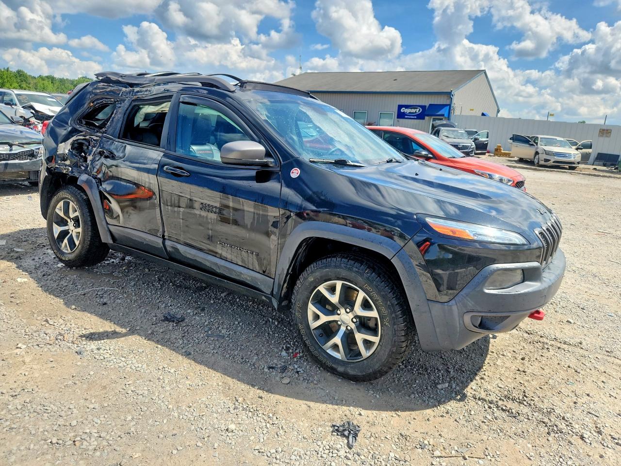 2014 Jeep Cherokee Trailhawk Black vin: 1C4PJMBS6EW286281