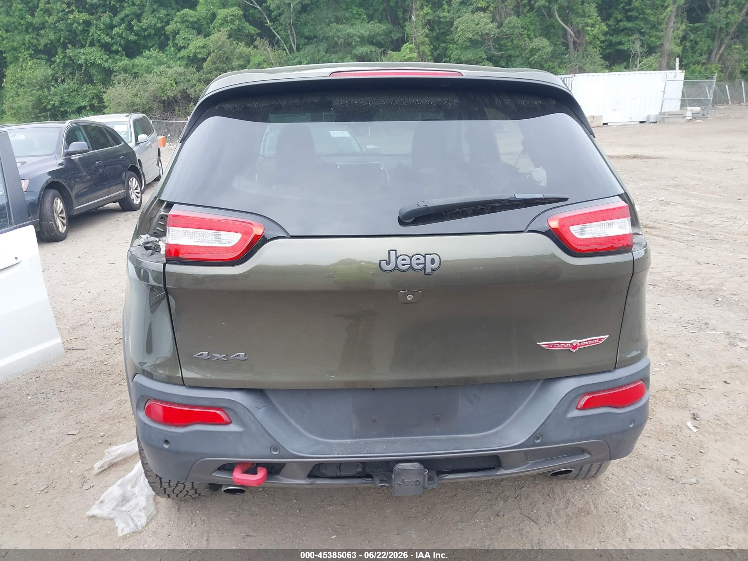 2014 Jeep Cherokee   Зеленый vin: 1C4PJMBS6EW295045