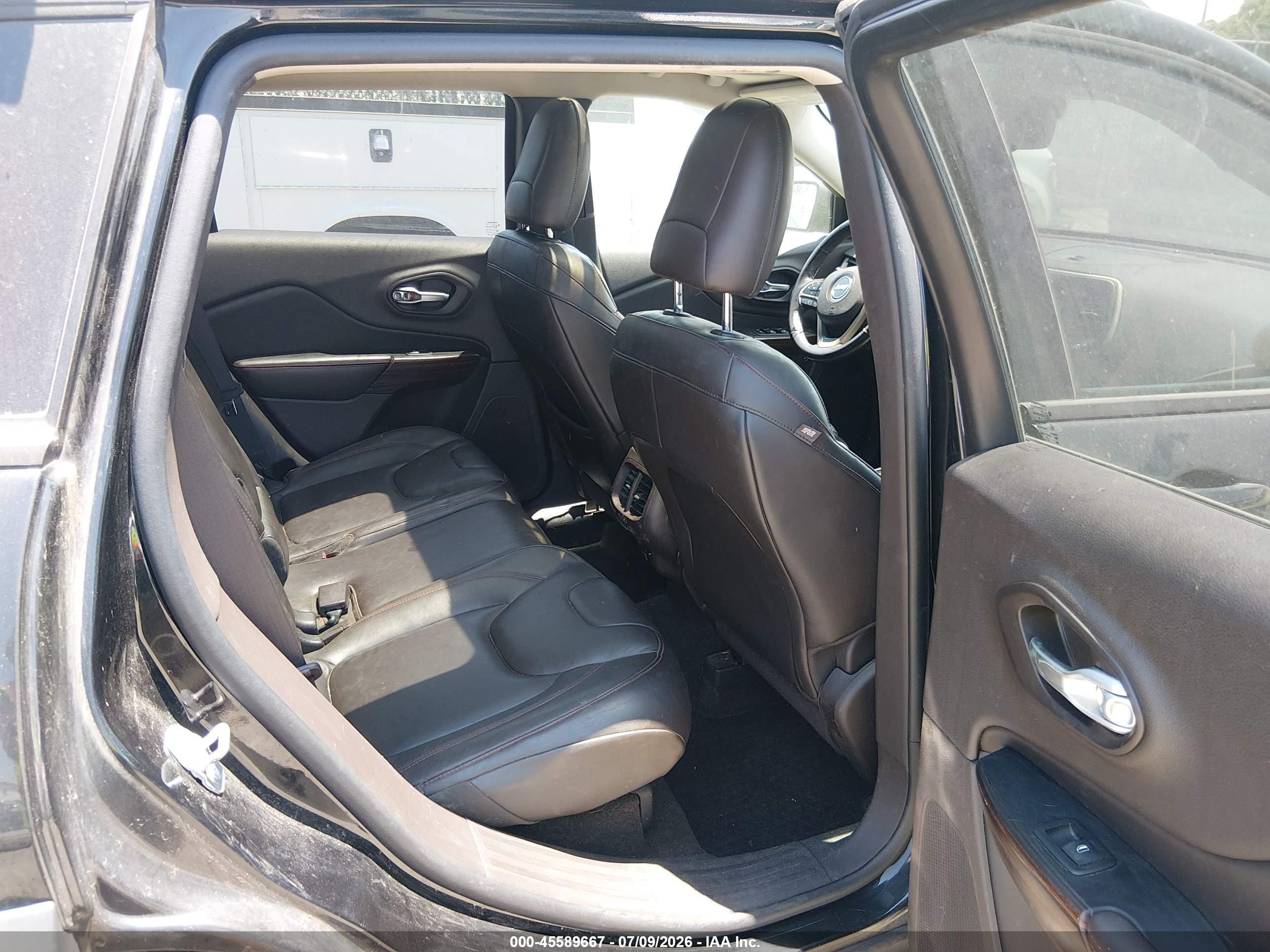 2014 Jeep Cherokee Trailhawk Black vin: 1C4PJMBS6EW310000