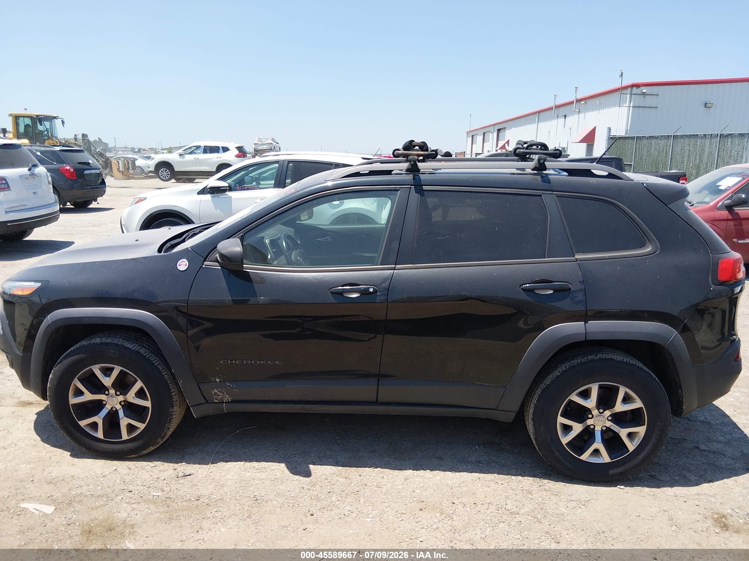 2014 Jeep Cherokee Trailhawk Black vin: 1C4PJMBS6EW310000
