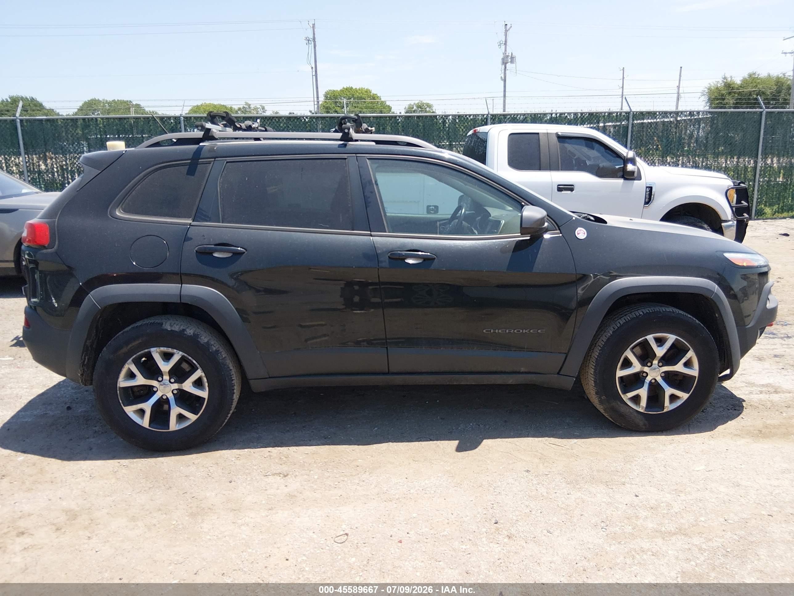 2014 Jeep Cherokee Trailhawk Black vin: 1C4PJMBS6EW310000