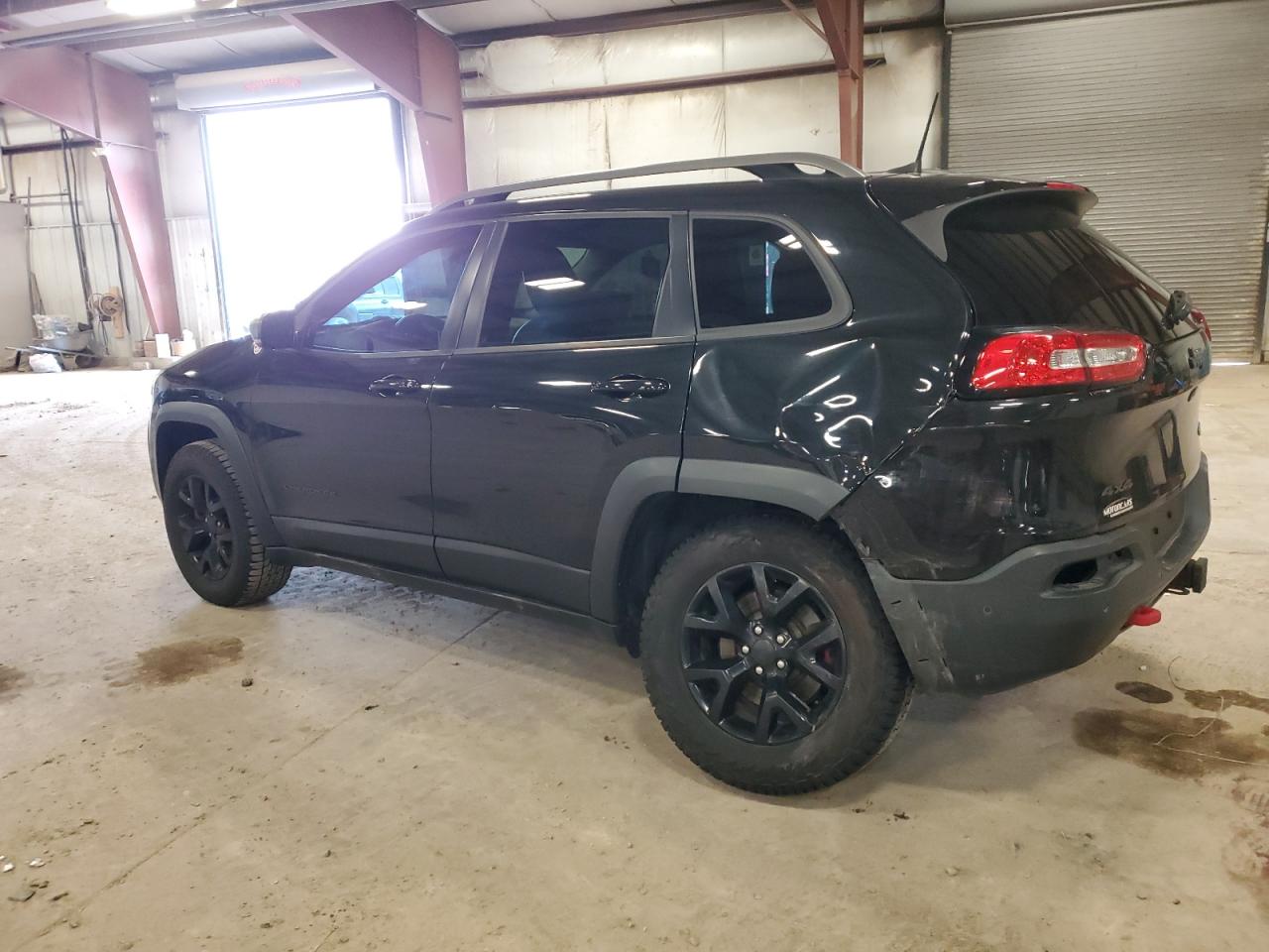 2016 Jeep Cherokee Trailhawk Black vin: 1C4PJMBS6GW328693