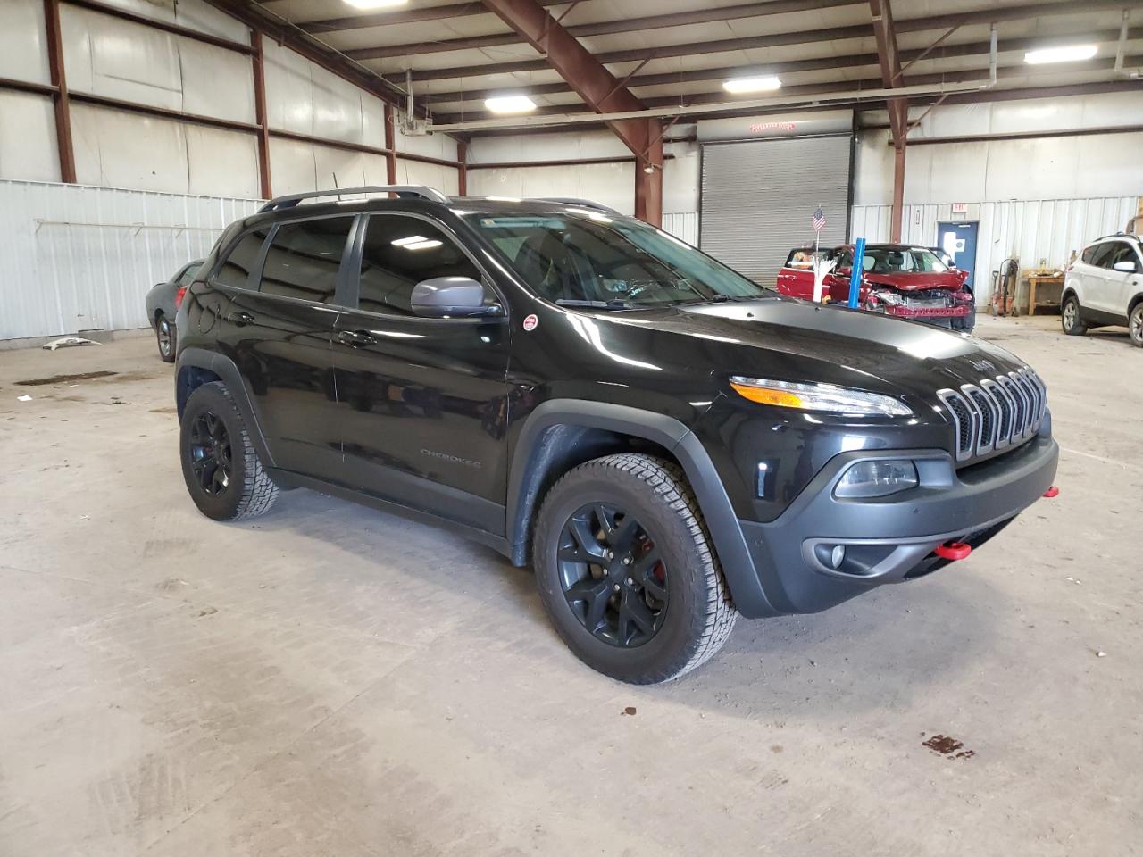 2016 Jeep Cherokee Trailhawk Black vin: 1C4PJMBS6GW328693