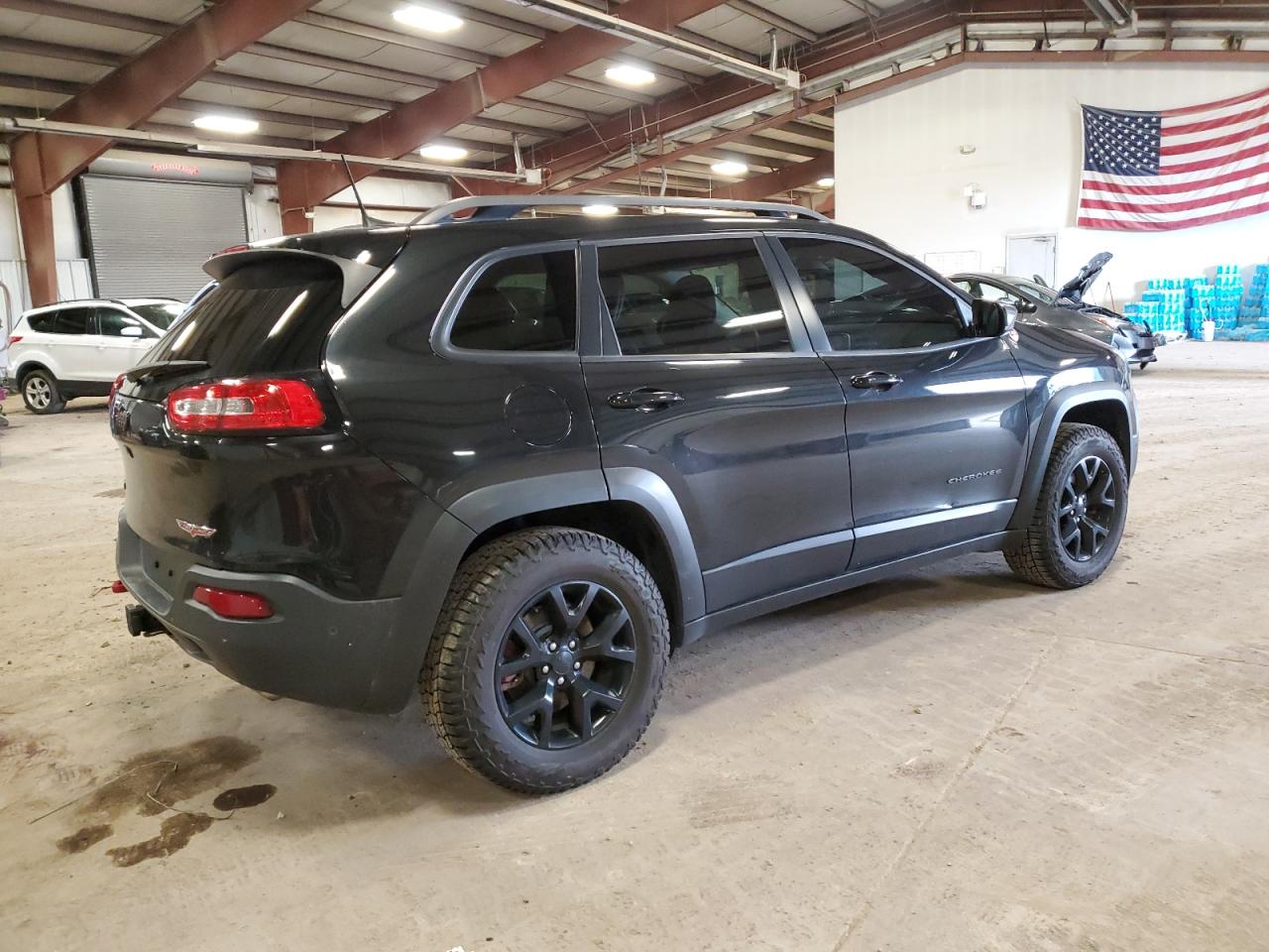 2016 Jeep Cherokee Trailhawk Black vin: 1C4PJMBS6GW328693