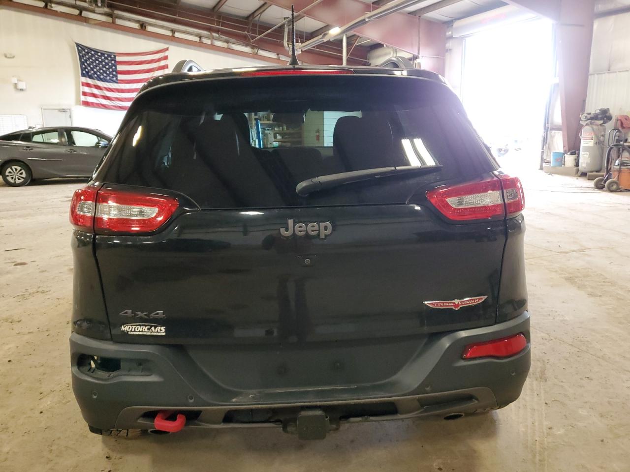 2016 Jeep Cherokee Trailhawk Black vin: 1C4PJMBS6GW328693
