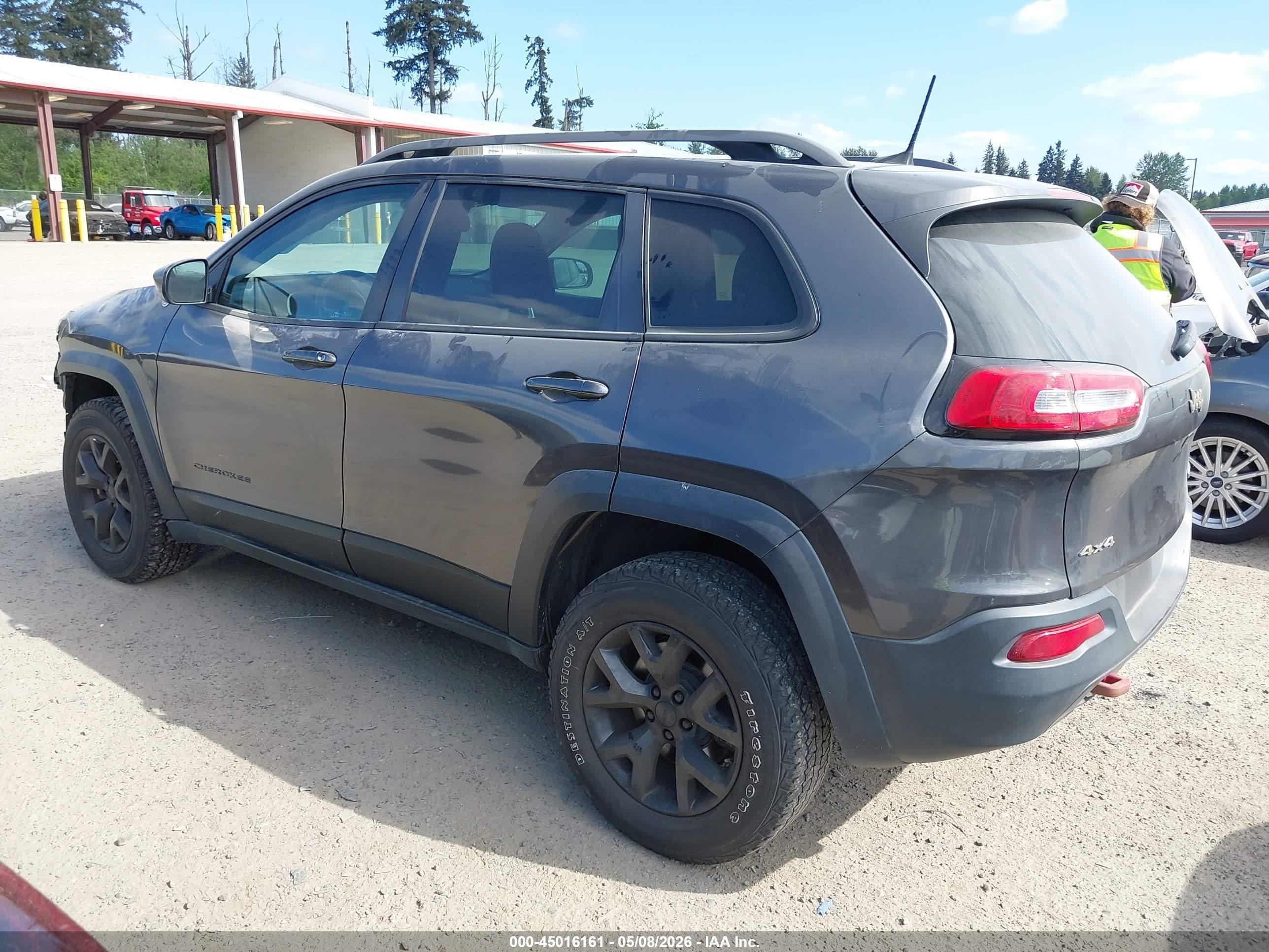 2017 Jeep Cherokee Trailhawk 4x4 Серый vin: 1C4PJMBS6HW500951