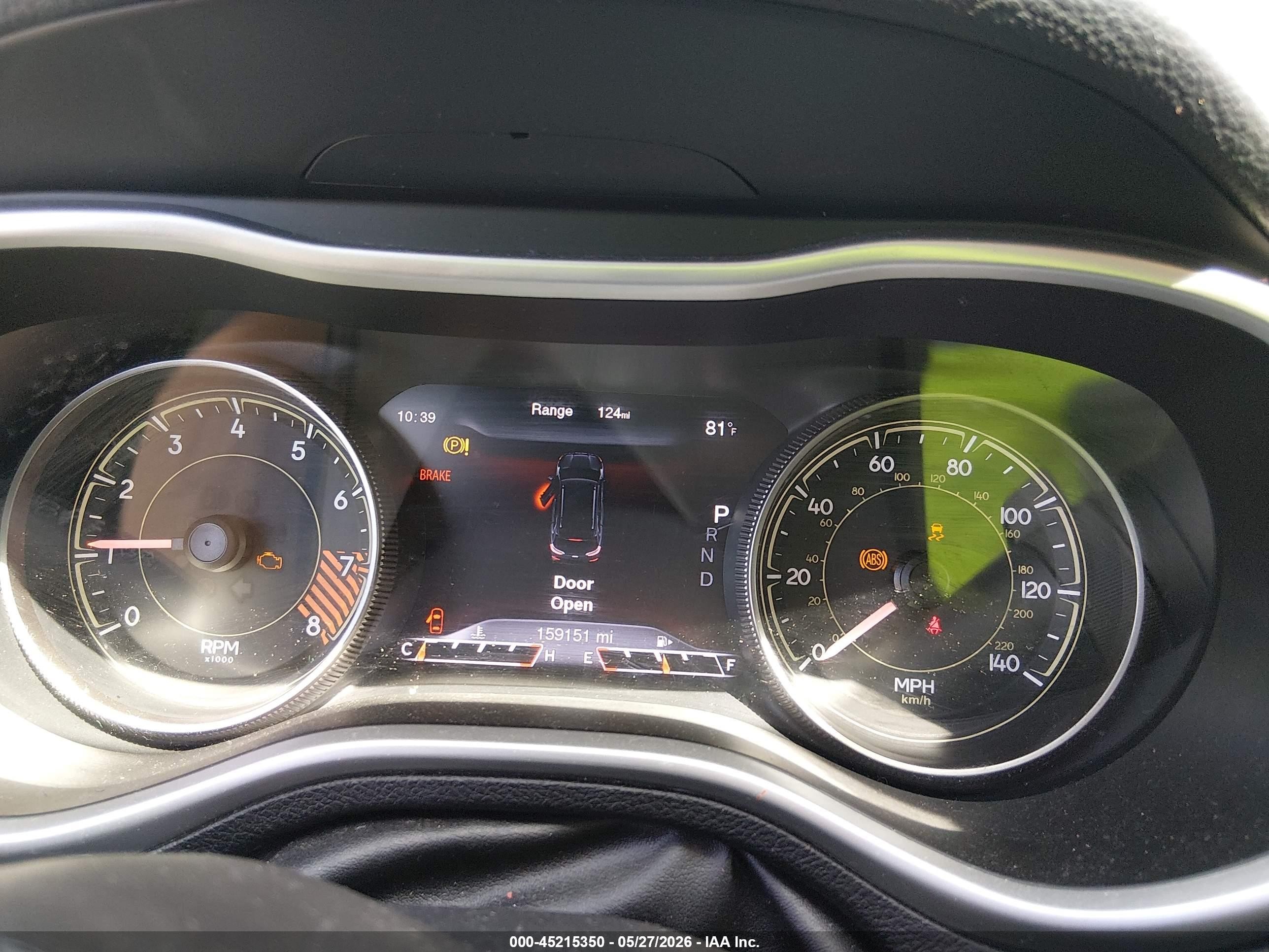 2014 Jeep Cherokee Trailhawk Gray vin: 1C4PJMBS7EW134607
