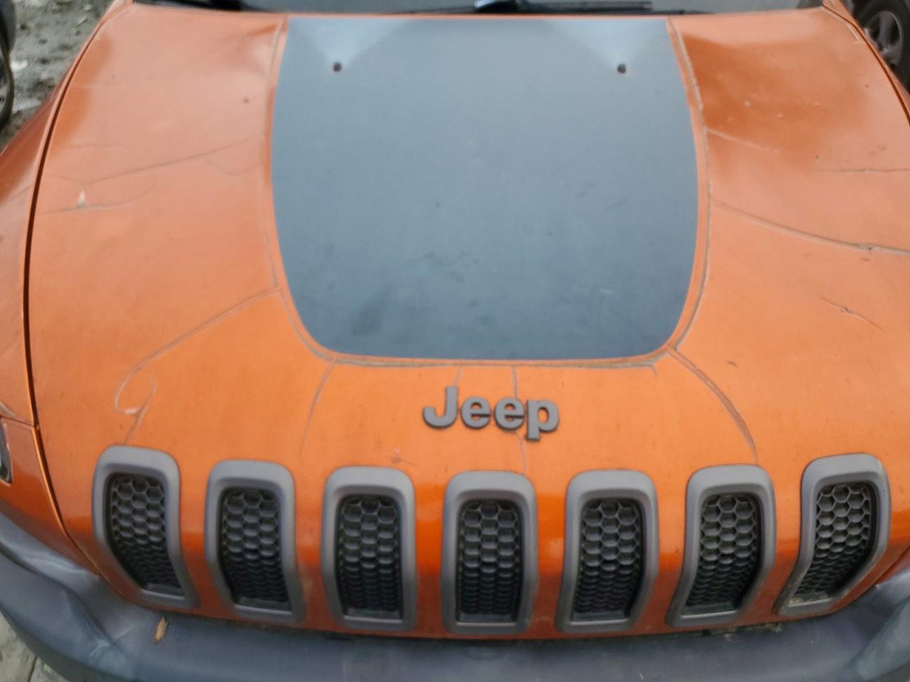 2014 Jeep Cherokee Оранжевый vin: 1C4PJMBS7EW215834