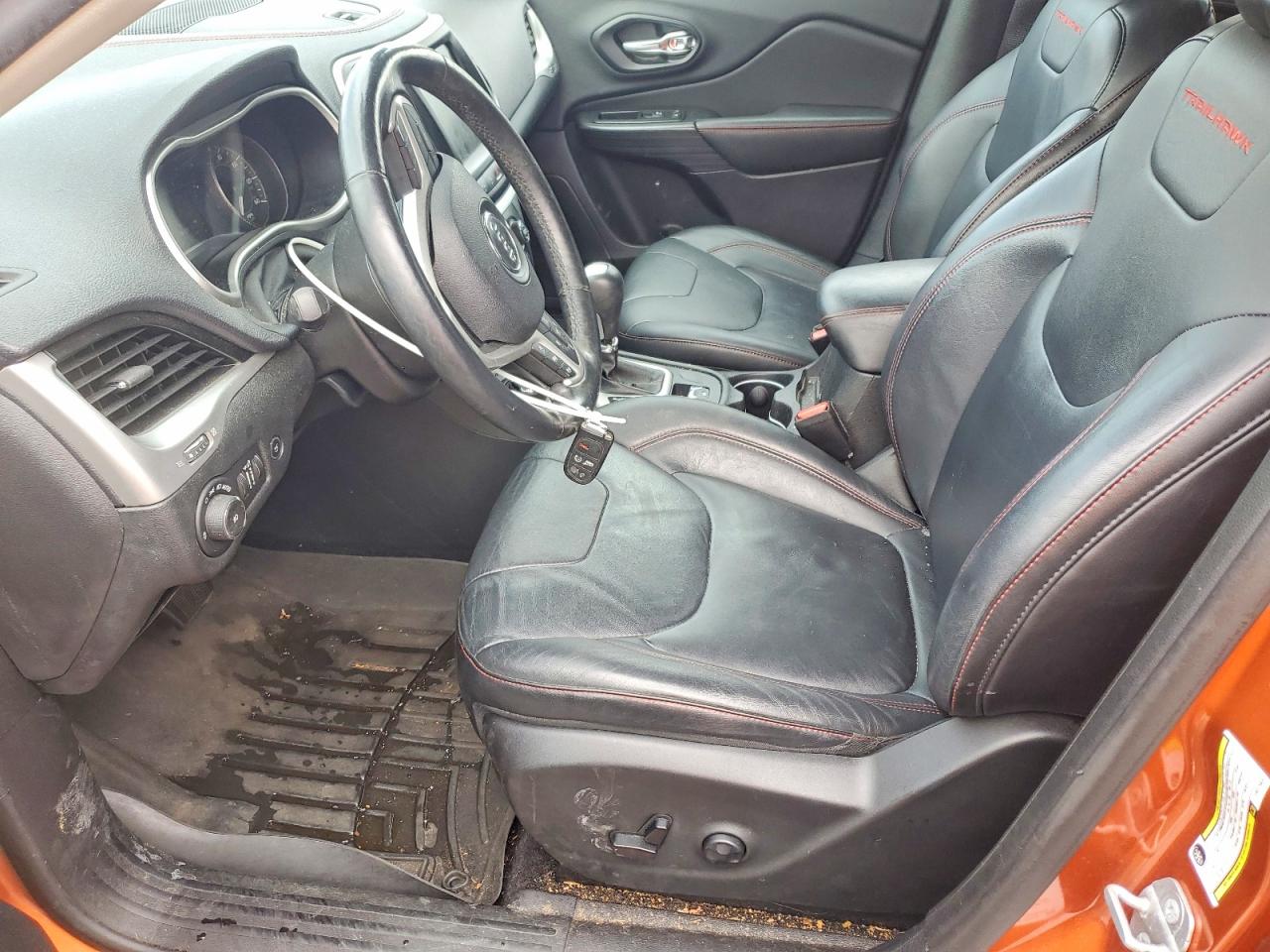 2014 Jeep Cherokee Оранжевый vin: 1C4PJMBS7EW215834