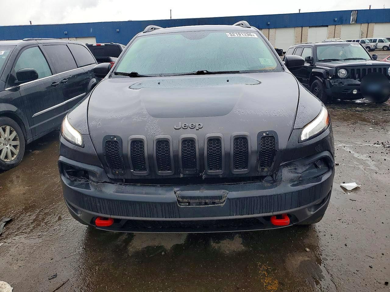 2014 Jeep Cherokee Trailhawk Gray vin: 1C4PJMBS7EW272843