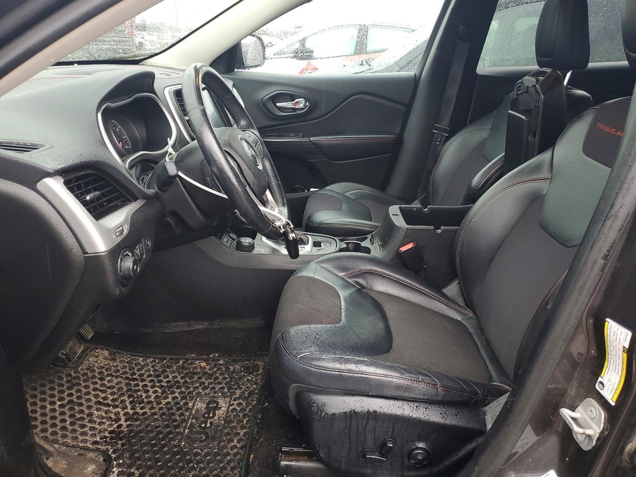 2014 Jeep Cherokee Trailhawk Gray vin: 1C4PJMBS7EW272843