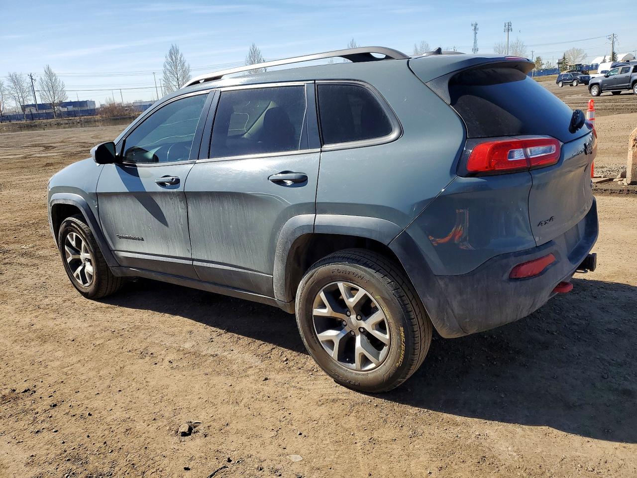 2014 Jeep Cherokee Trailhawk Blue vin: 1C4PJMBS7EW304786