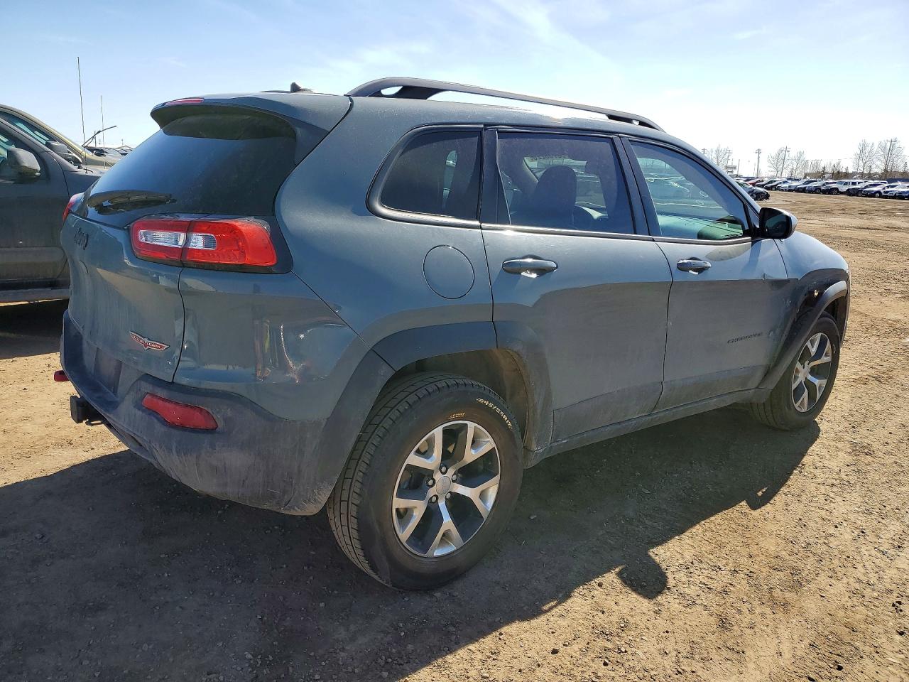 2014 Jeep Cherokee Trailhawk Blue vin: 1C4PJMBS7EW304786