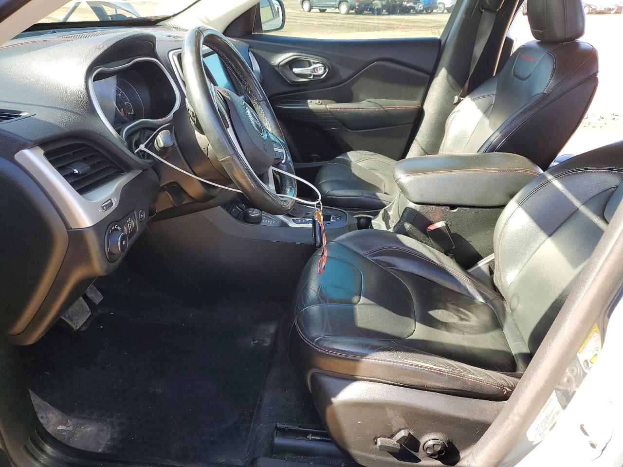 2014 Jeep Cherokee Trailhawk Blue vin: 1C4PJMBS7EW304786