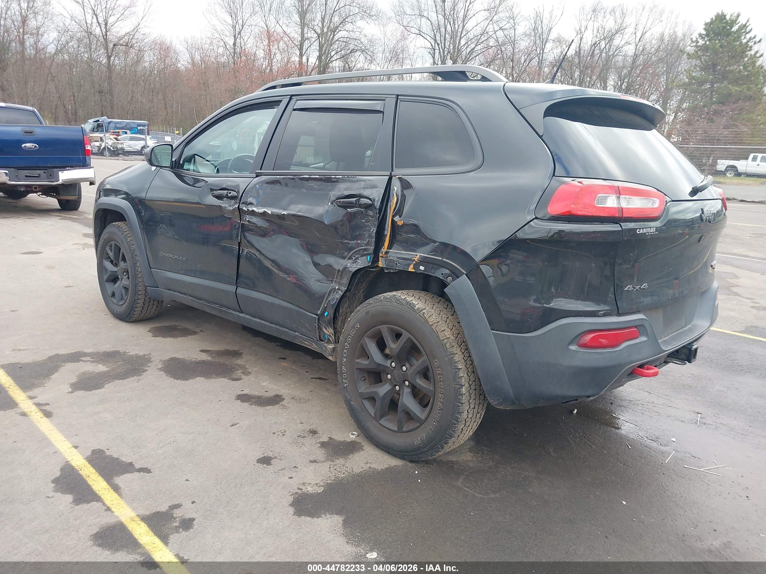 2014 Jeep Cherokee Trailhawk Черный vin: 1C4PJMBS7EW309051