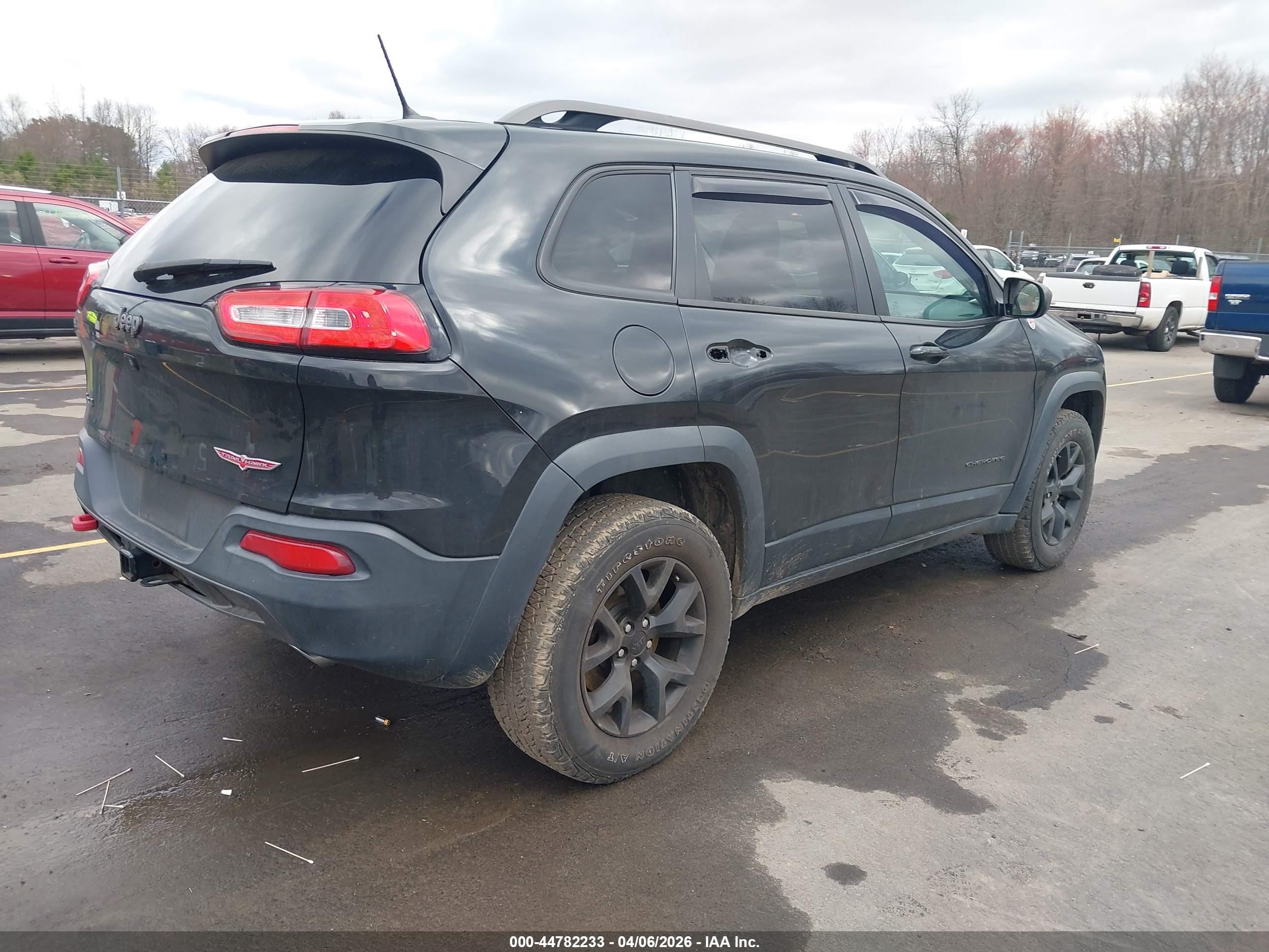 2014 Jeep Cherokee Trailhawk Черный vin: 1C4PJMBS7EW309051