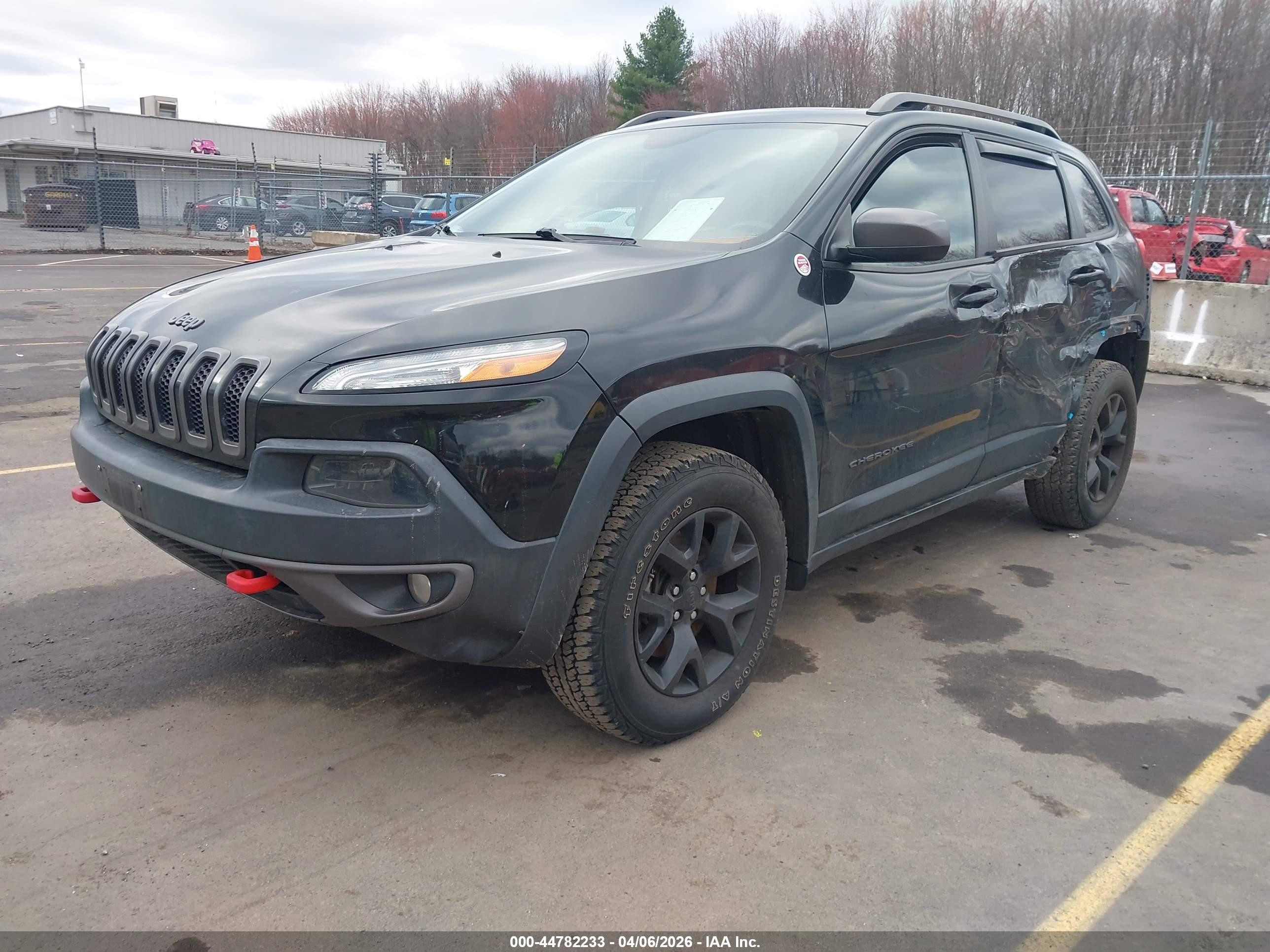 2014 Jeep Cherokee Trailhawk Черный vin: 1C4PJMBS7EW309051