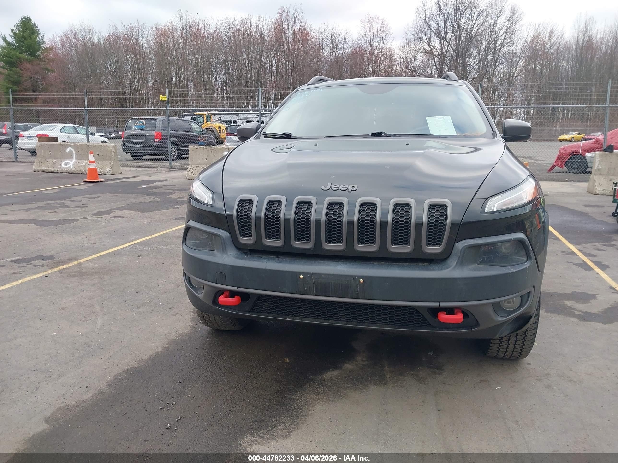 2014 Jeep Cherokee Trailhawk Черный vin: 1C4PJMBS7EW309051