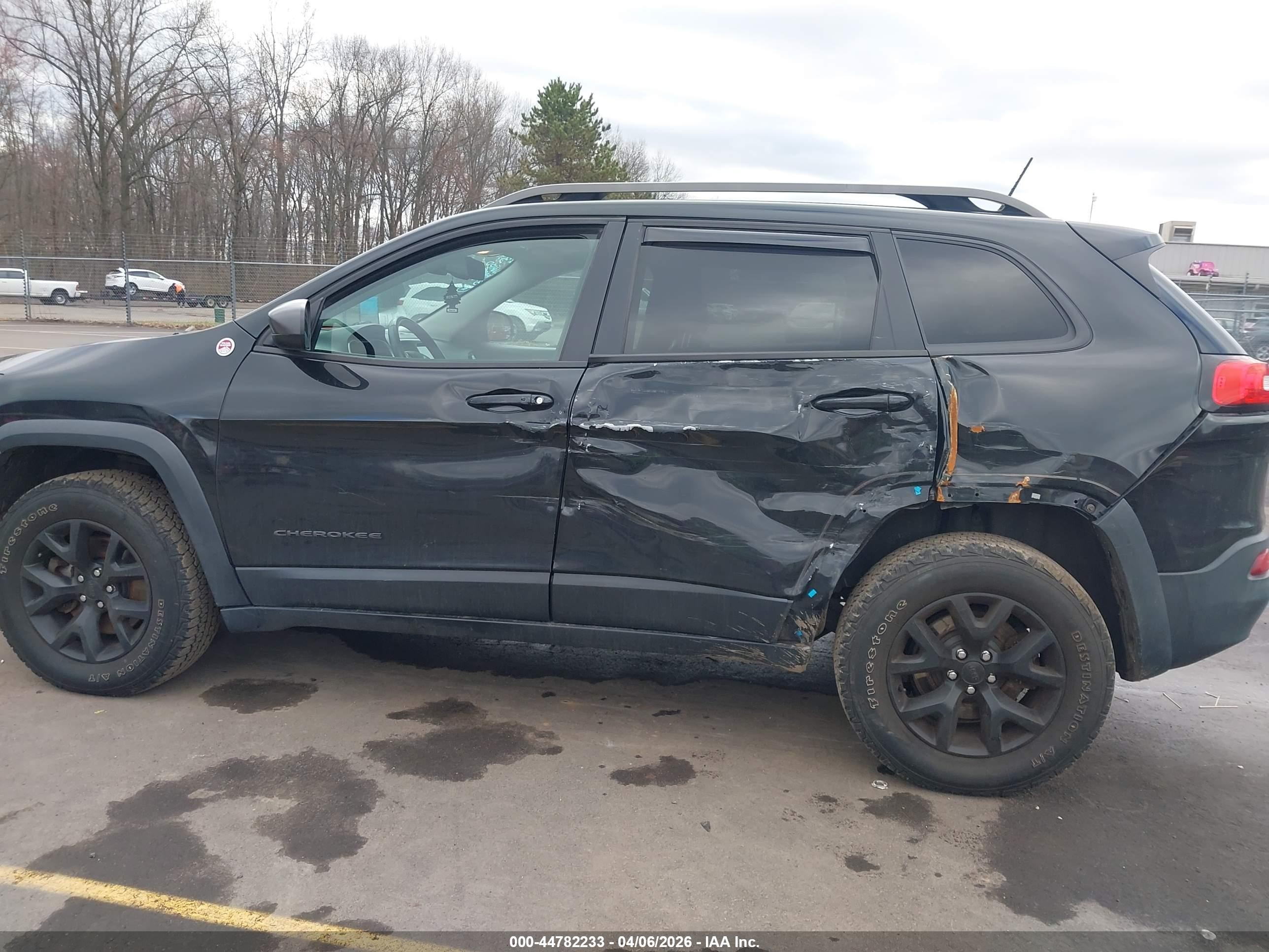 2014 Jeep Cherokee Trailhawk Черный vin: 1C4PJMBS7EW309051