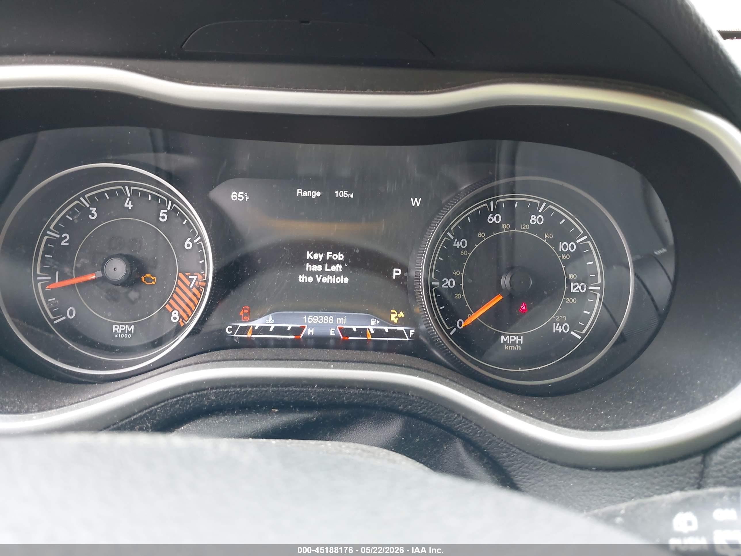 2015 Jeep Cherokee Trailhawk Gray vin: 1C4PJMBS7FW653660