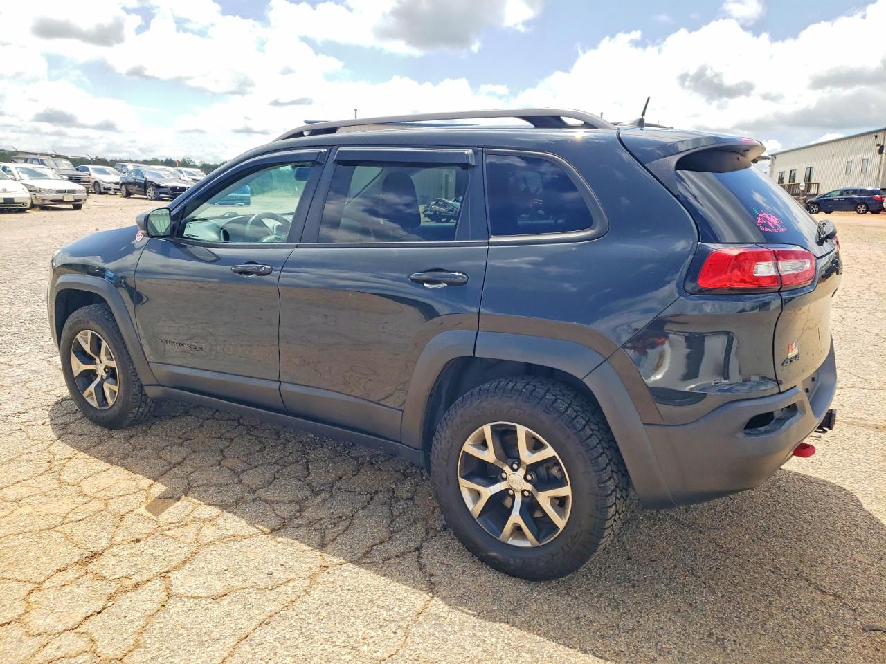 2017 Jeep Cherokee Trailhawk Gray vin: 1C4PJMBS7HW563184