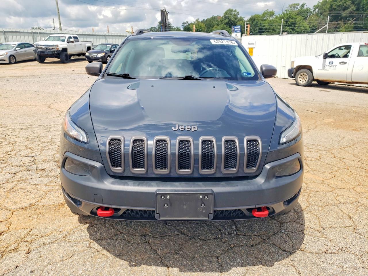 2017 Jeep Cherokee Trailhawk Gray vin: 1C4PJMBS7HW563184