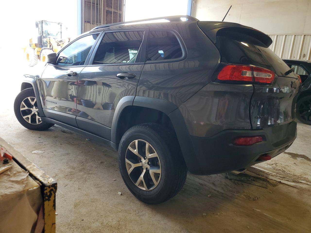 2014 Jeep Cherokee Trailhawk Gray vin: 1C4PJMBS8EW189275
