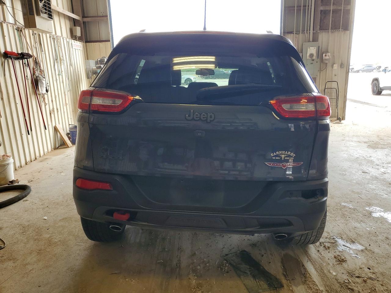 2014 Jeep Cherokee Trailhawk Gray vin: 1C4PJMBS8EW189275
