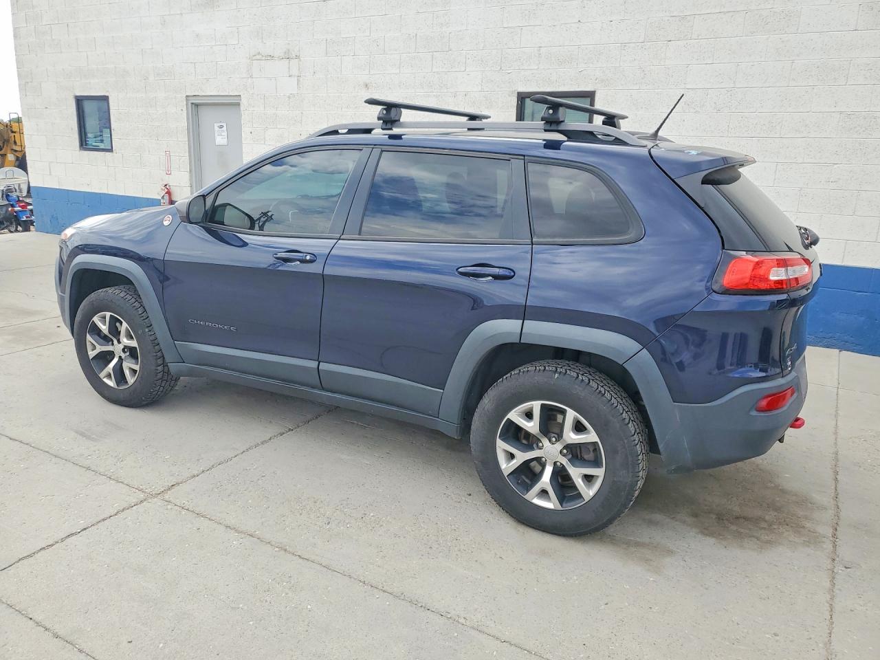 2014 Jeep Cherokee Trailhawk Blue vin: 1C4PJMBS8EW201361
